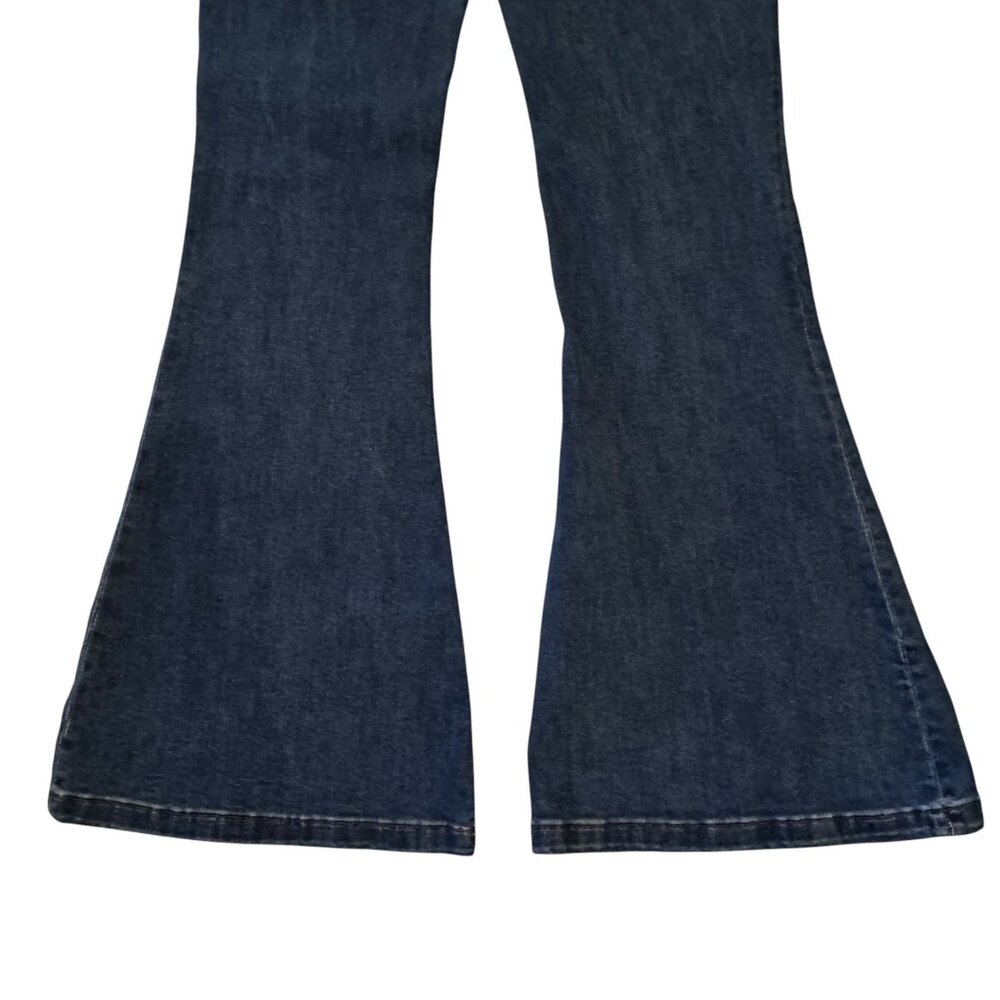 NWT DRIFTWOOD JEANS Medium Wash Veda X Harmony Flare Leg Jeans Size 28 - Picture 12 of 14